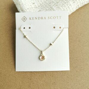 Kendra Scott Gold Nola Dichroic Glass Pendant Necklace